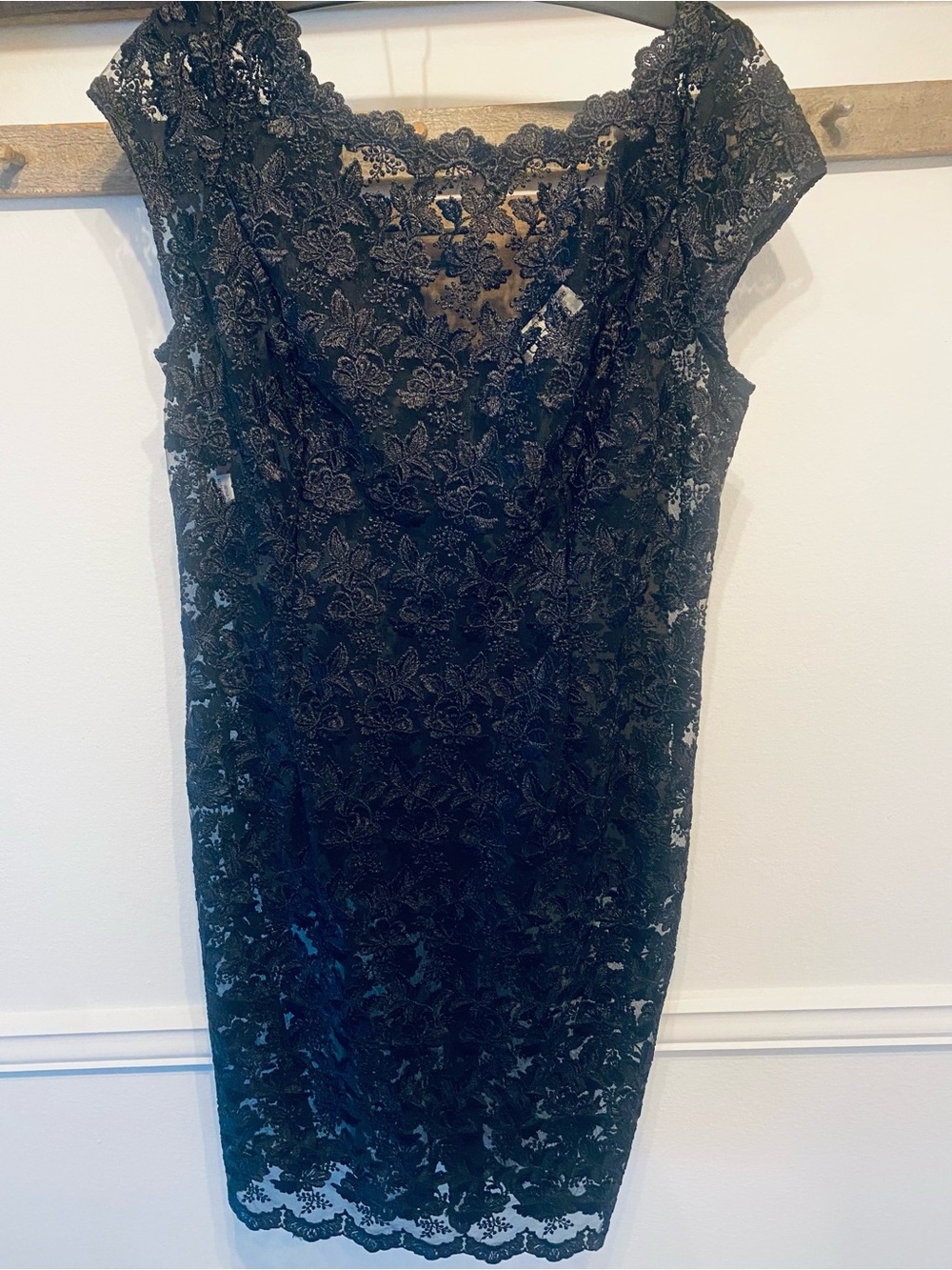 Chetta B Designer Elegant Sheer Lace Cocktail Mother of 👰🏻‍♀️Sz 12-14 $395